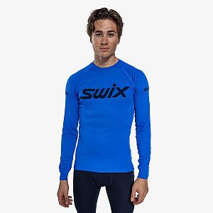Swix RaceX Classic Long Sleeve M cobalt pánské tričko na běžky
