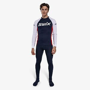 Swix RaceX Classic Long Sleeve M dark navy/bright white pánské sportovní funkční tričko