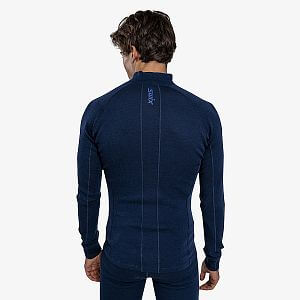 Swix RaceX Merino Half Zip M dark navy zadní pohled