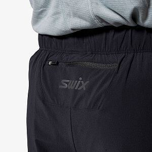 Swix šortky Pace Hybrid Shorts M Black detail kapsa