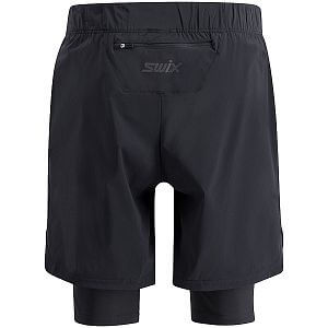 Swix šortky Pace Hybrid Shorts M Black zadní pohled