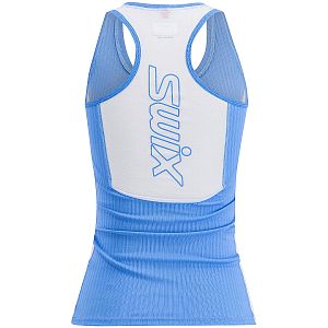 Swix tílko RaceX Light Tank W Cloud Blue/Bright White zadní pohled