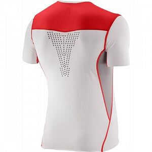 tričko SALOMON S-LAB SENSE TEE M White RACING RED ALU_1