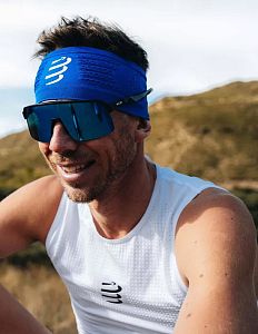 XBNU3905052TU-Compressport-Headband-On-Off-dazz-blue-čelenka na sport unisex