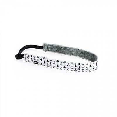 Bjež Sport Headband anchor white