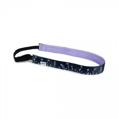 BJEŽ Sport Headband Flowerbed midnight - 2,5 cm