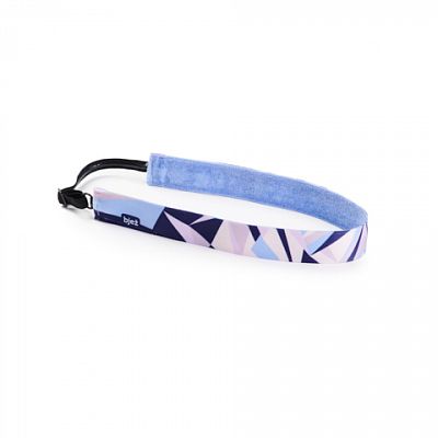 Bjež Sport Headband puzzle blueberry - 2,5 cm