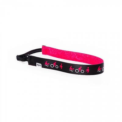 Bjež Sport Headband triathlon mag pink