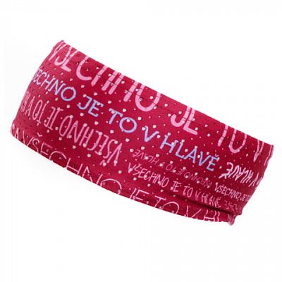 BJEŽ Summer Headband Head red - 8 cm