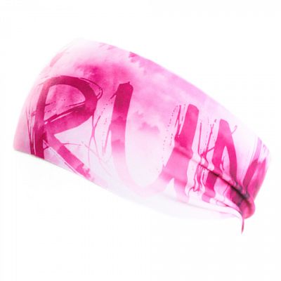 BJEŽ Winter Headband run pink - 7 cm