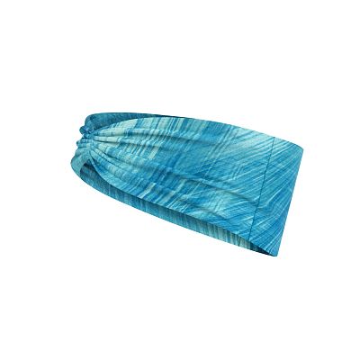 Buff CoolNet UV+ Tapered Headband pixeline turquoise