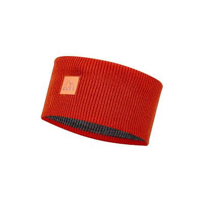 Buff Crossknit Headband solid fire