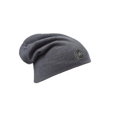 Buff Heavyweight Merino Wool Hat solid grey