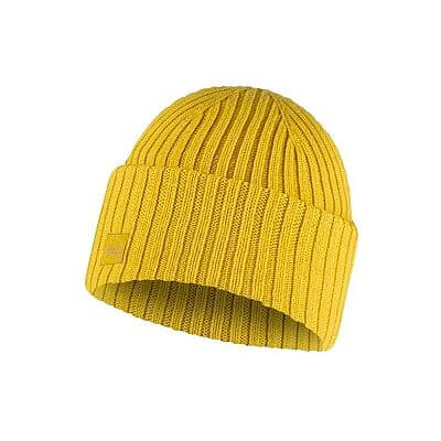 Buff Knitted Beanie Hat ervin honey