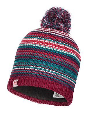 Buff Knitted & Polar Hat Amity pink cerisse