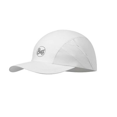 Buff Pro Run Cap R-solid white L/XL