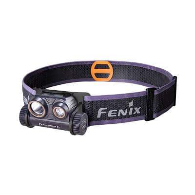 Čelovka Fenix HM65R-DT tmavě fialová