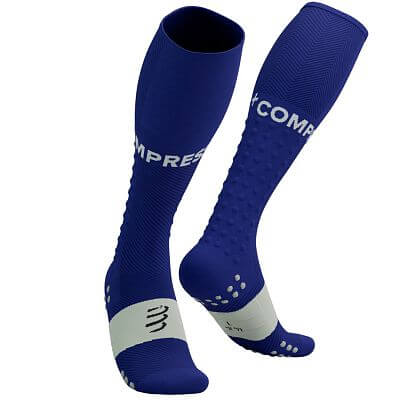 Compressport Full Socks Run dazz blue / sugar