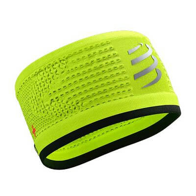 Compressport Headband On/Off Flash fluo yellow/black