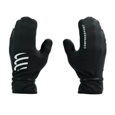 Compressport Hurricane Waterproof Mittens black