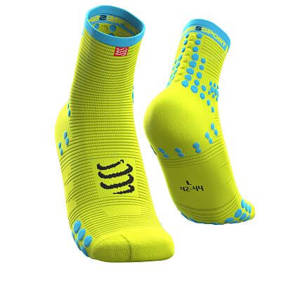 Compressport Pro Racing Socks V3.0 Run High fluo yellow