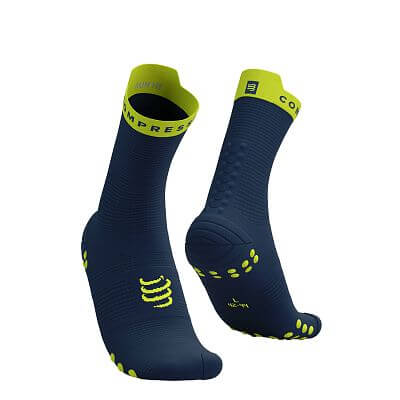 Compressport Pro Racing Socks V4.0 Run High blues / green sheen