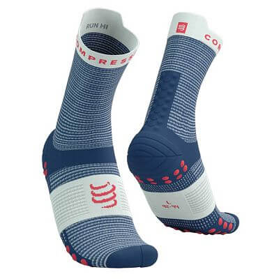 Compressport Pro Racing Socks V4.0 Run High blues/sugar