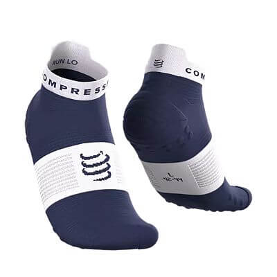 Compressport Pro Racing Socks V4.0 Run Low peacoat/white