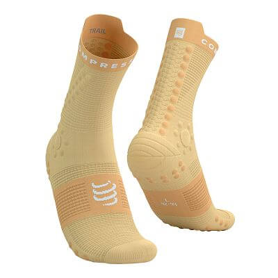 Compressport Pro Racing Socks V4.0 Trail impala/buff orange