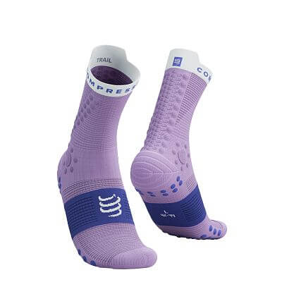 Compressport Pro Racing Socks V4.0 Trail lupine / dazz blue