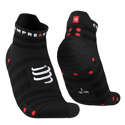 Compressport Pro Racing Socks V4.0 Ultralight Run Low black/red