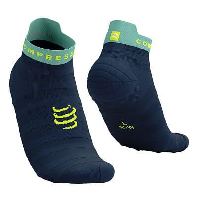 Compressport Pro Racing Socks V4.0 Ultralight Run Low blues / shell blue