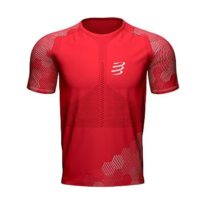 Compressport Racing SS Tshirt M red/white