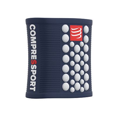 Compressport Sweatbands 3D.Dots blue/white