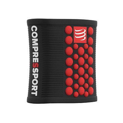 Compressport Sweatbands 3D.Dots V2 black/red