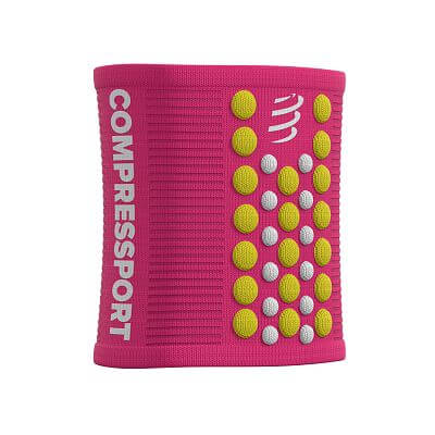 Compressport Sweatbands 3D.Dots V2 pink/yellow