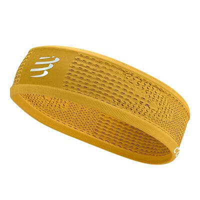 Compressport Thin Headband On/Off citrus