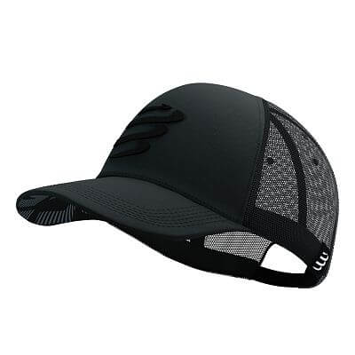 Compressport Trucker Cap black / black reflective