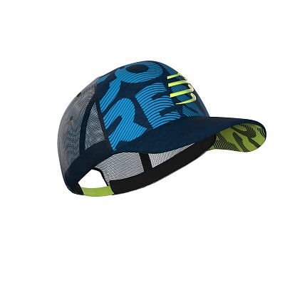 Compressport Trucker Cap blue/lime