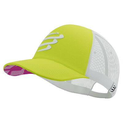 Compressport Trucker Cap safe yellow / white