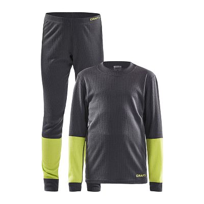 CRAFT Baselayer Junior dark grey/green