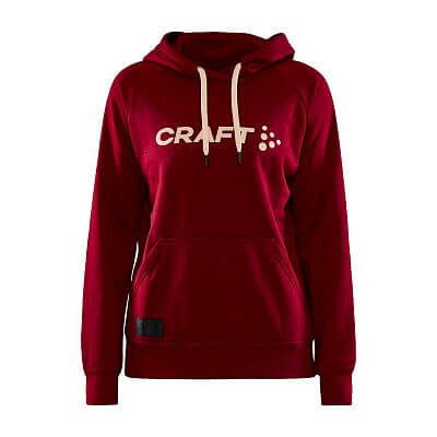 CRAFT mikina Core Hood W červená