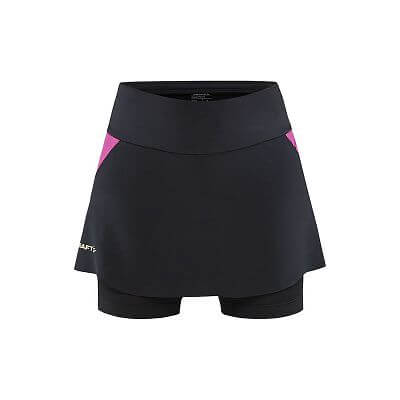 Craft PRO Hypervent 2in1 W Skirt černá s růžovou