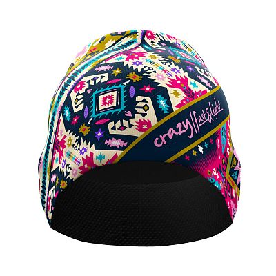 Crazy Idea Cap Spire Thermo Woman print ethnic