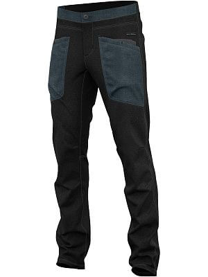 Crazy Idea Pant Gulliver Man wool effect dark gray