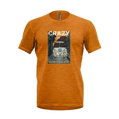 Crazy Idea T-Shirt Gulliver Man mustard