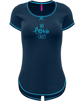 Crazy Idea T-shirt Instinct Woman blue