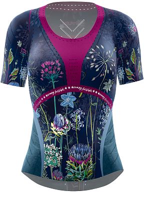 Crazy Idea T-shirt Voltage Woman allium flower