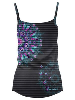 Crazy Idea Top Shiny Woman mandala