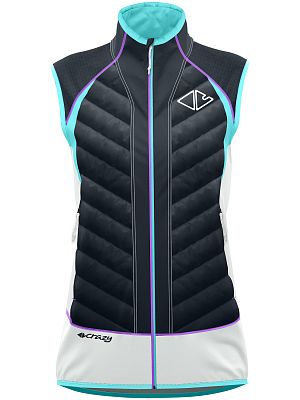 Crazy Idea Vest Channel Women frozen